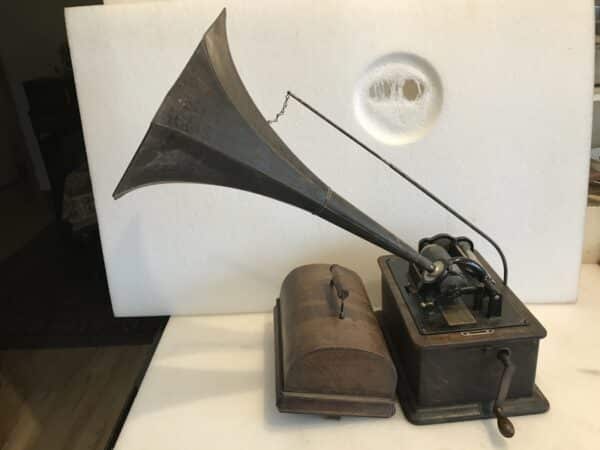 Edison Standard Home Phonograph and horn Antique Collectibles 3