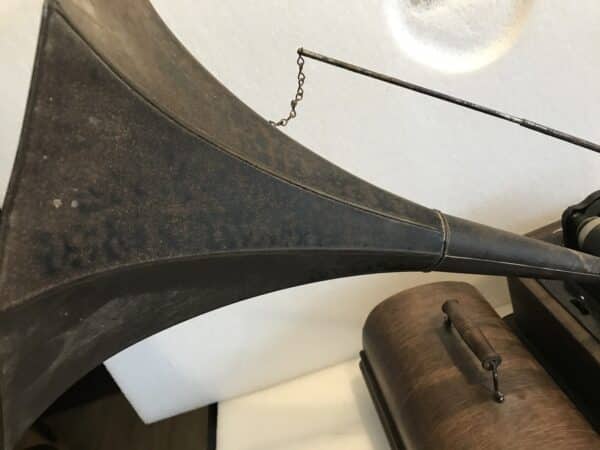 Edison Standard Home Phonograph and horn - Image 4