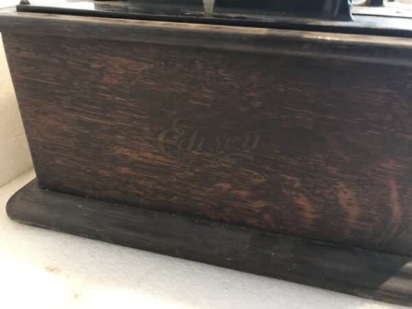 Edison Standard Home Phonograph and horn Antique Collectibles 11