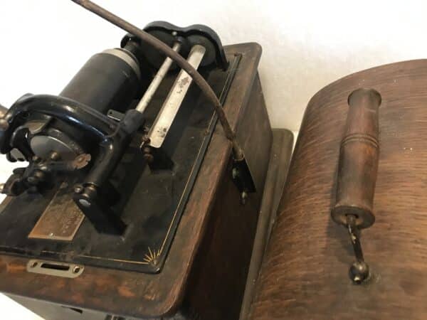 Edison Standard Home Phonograph and horn Antique Collectibles 12