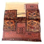 BAHTIYARI 123cm x 110cm Antique Rugs