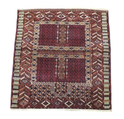 TURCOMAN HATCHLI 127cm x 119cm Antique Rugs 3