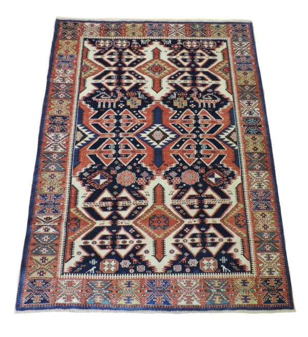 SHIRVAN 184cm x 141cm Antique Rugs 3