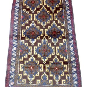 MUSHVANI 200cm x 100cm Antique Rugs