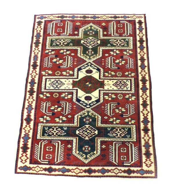 CAUCASIAN 169cm x 127cm Antique Rugs 3