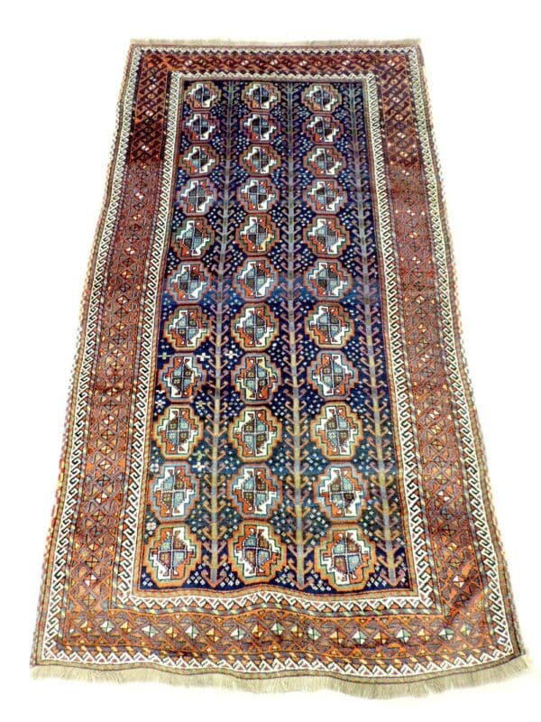 KURDISH 258cm x 135cm Antique Rugs 3