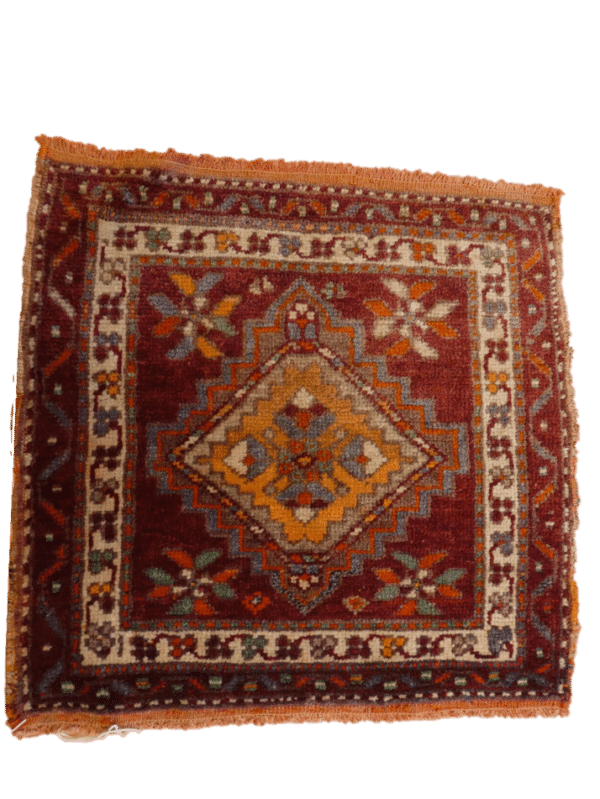 ANATOLIAN YASTIK 47cm x 46cm Antique Antique Rugs 3