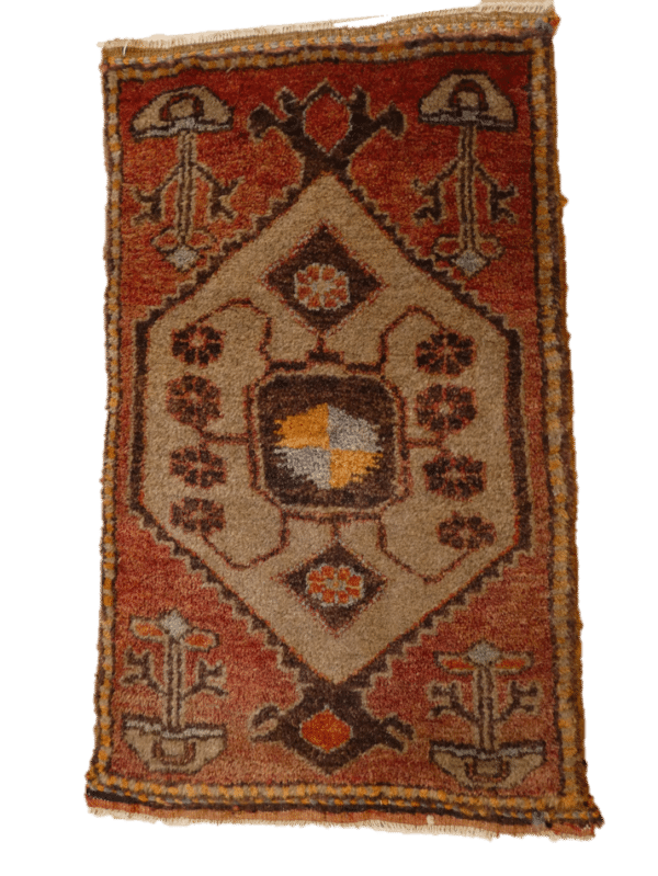 ANATOLIAN YASTIK 89cm x 51cm Antique Antique Rugs 3