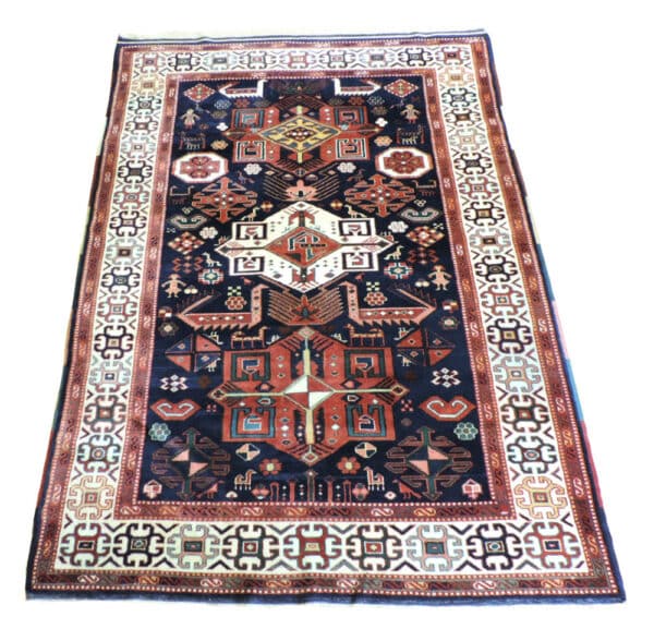 CAUCASIAN 225cm x 160cm Antique Rugs 3