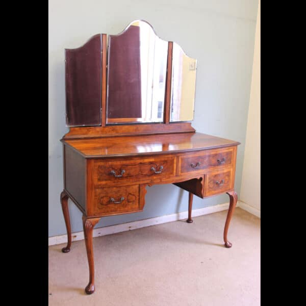Antique Burr Walnut Dressing Table