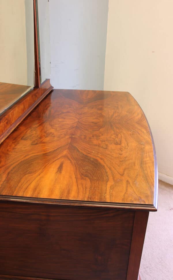 Antique Burr Walnut Dressing Table - Image 11