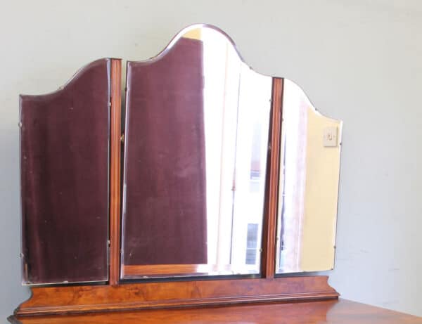 Antique Burr Walnut Dressing Table - Image 13