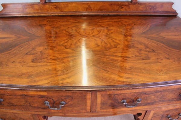 Antique Burr Walnut Dressing Table - Image 7