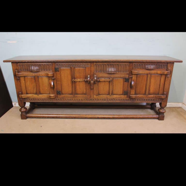 Antique Oak Sideboard Dresser Base