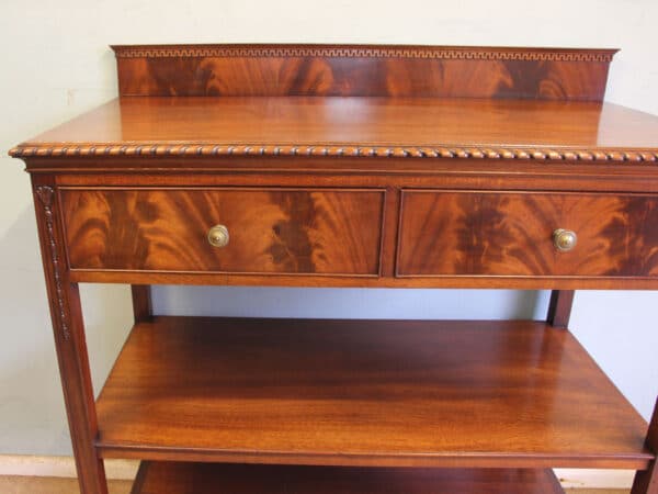 Antique Mahogany Buffet Server - Image 9