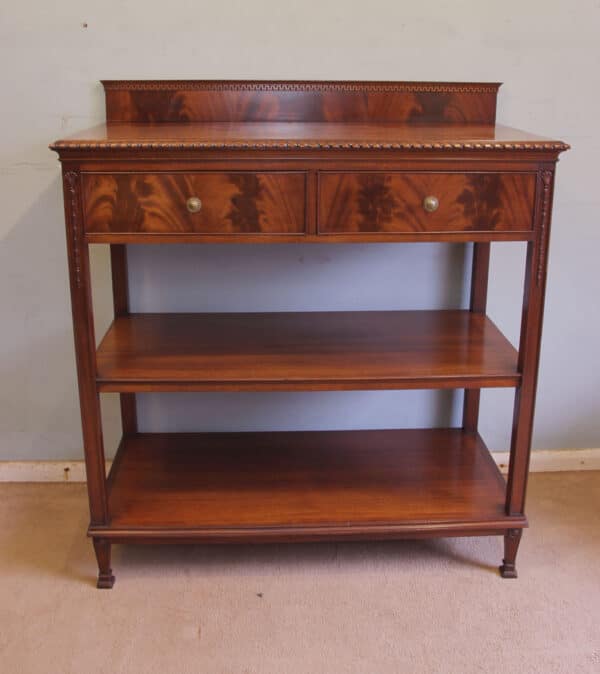 Antique Mahogany Buffet Server - Image 12