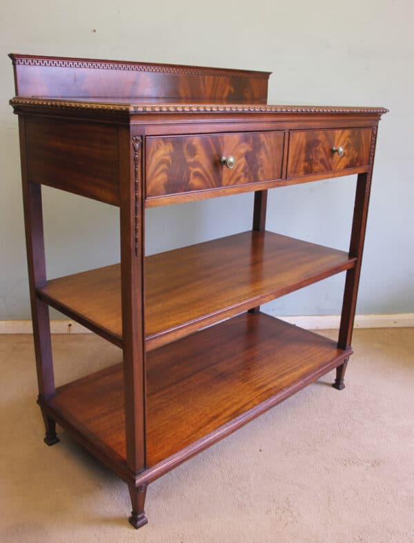 Antique Mahogany Buffet Server - Image 2