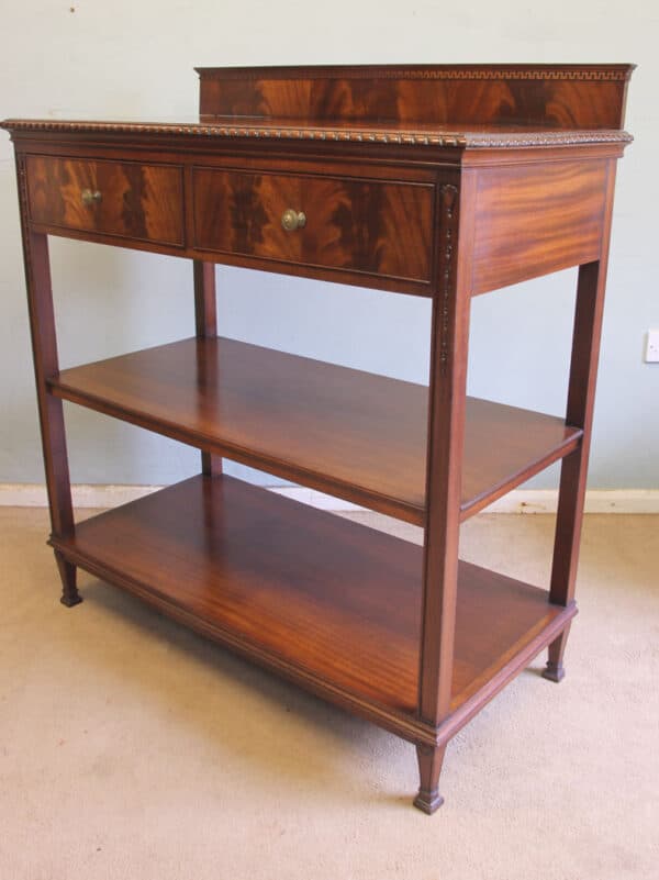 Antique Mahogany Buffet Server - Image 3