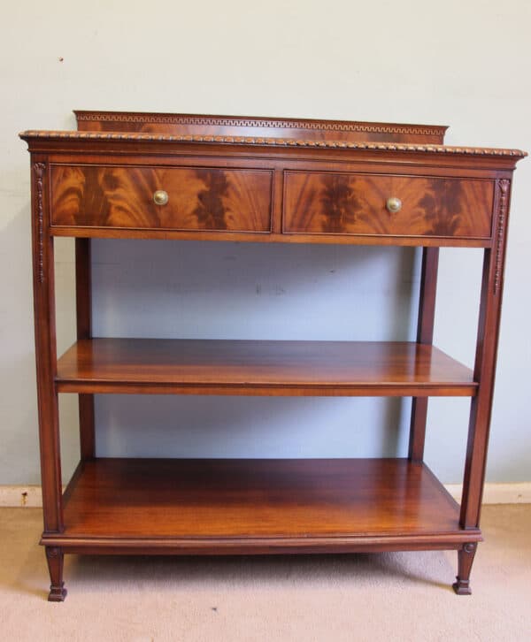 Antique Mahogany Buffet Server - Image 4