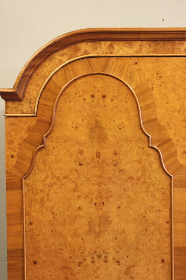 Antique Quality Burr Walnut Double Wardrobe - Image 5