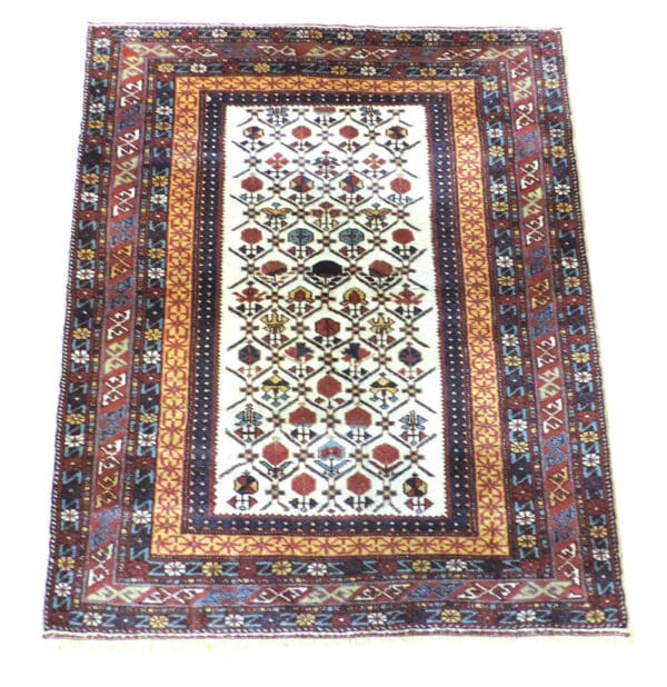 SHIRVAN 133cm x 114cm Antique Rugs 3