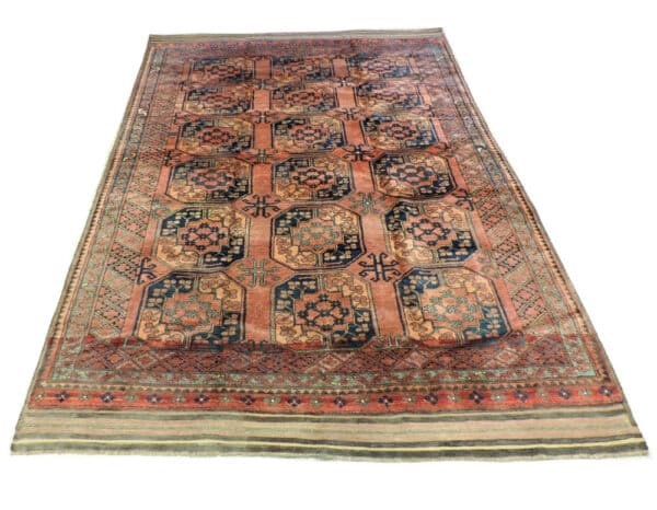 AFGHAN ERSARI 300cm x 209cm Antique Antique Rugs 3