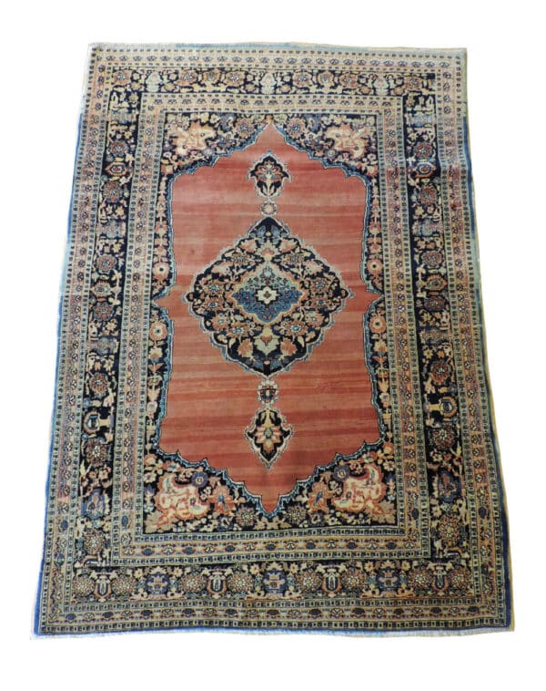 TEBRIZ 183cm x129cm Antique Rugs 3