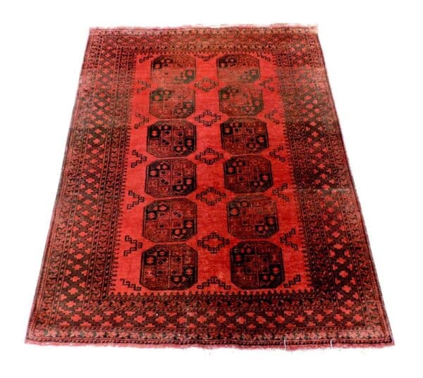 AFGHAN 220cm x 170cm Antique Antique Rugs 3