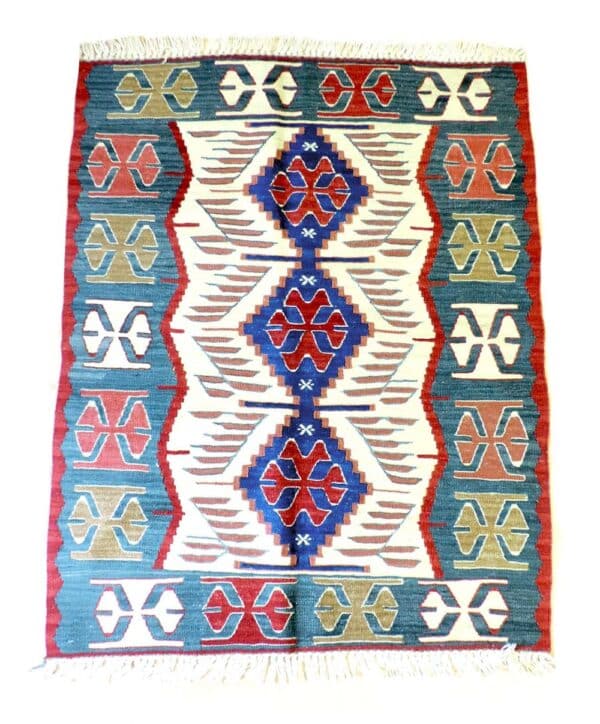 ANATOLIAN KILIM 112cm x 90cm Antique Rugs 3