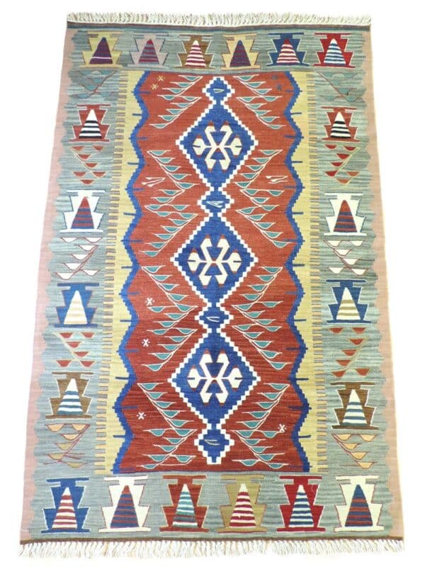 ANATOLIAN KILIM 15cm x 112cm Antique Rugs 3