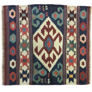 Caucasian Kilim 59cm x 52cm Antique Rugs