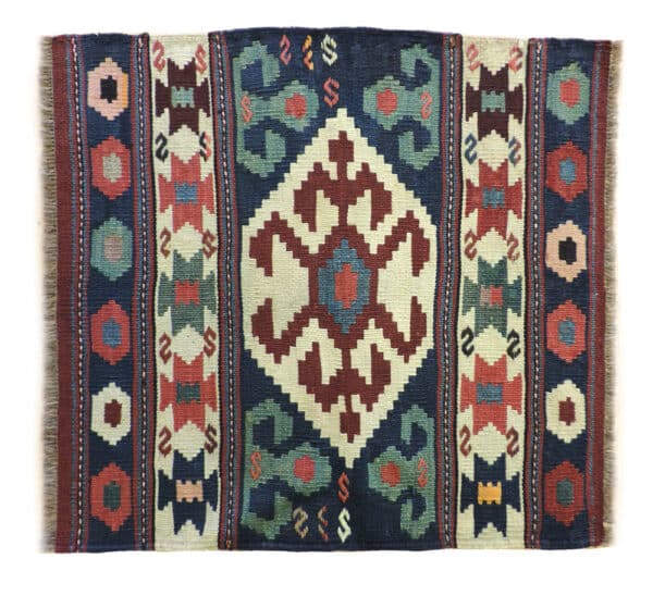 Caucasian Kilim 59cm x 52cm Antique Rugs 3