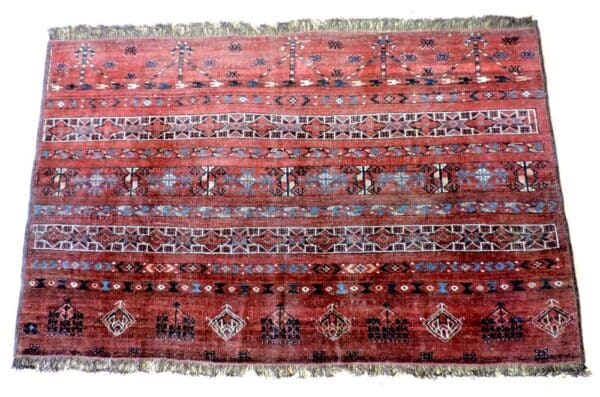 AFGHAN ERSARI CHUVAL 176cm x 108cm Antique Antique Rugs 3