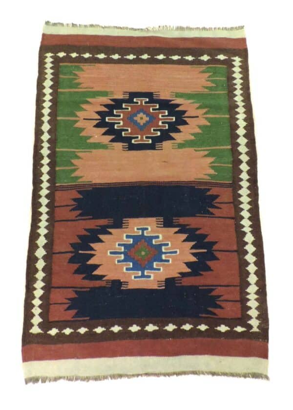 AFGHAN KILIM 125cm x 77cm Antique Rugs 3