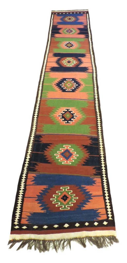 AFGHAN KILIM 480cm x 83cm Antique Rugs 3