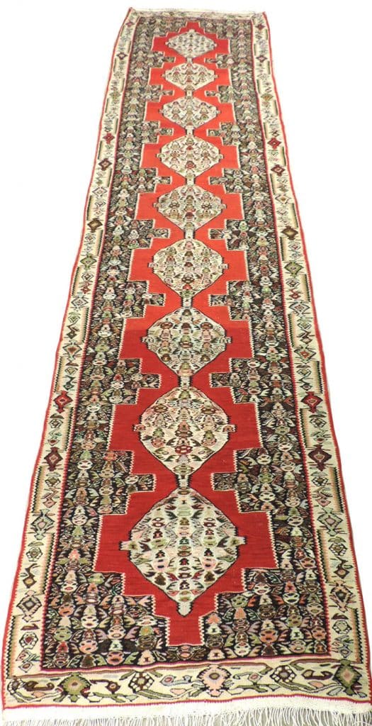 SENNEH KILIM RUNNER 372cm x 89cm