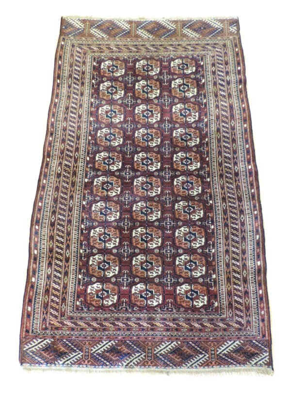 TURCOMAN 197cm x 116cm Antique Rugs 3