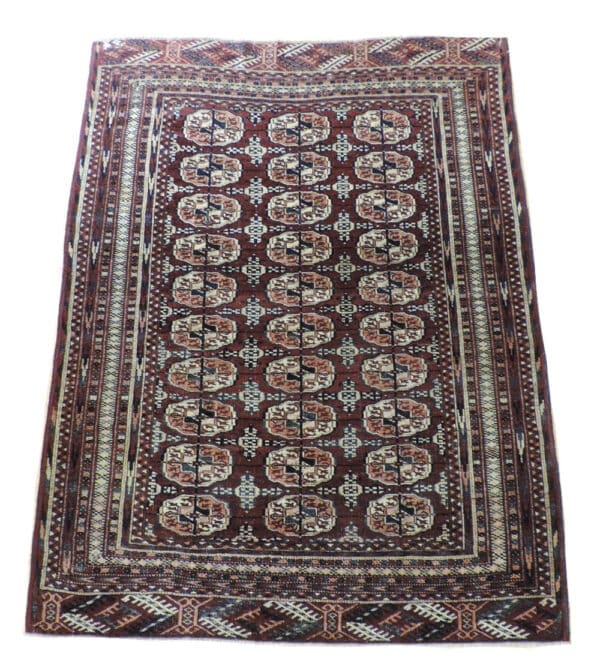 TURCOMAN 160cm x 123cm Antique Rugs 3