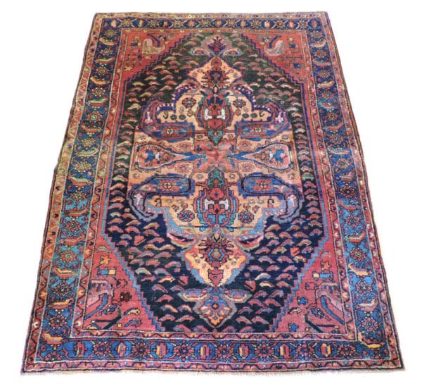 HAMEDAN 215cm x 161cm Antique Rugs 3