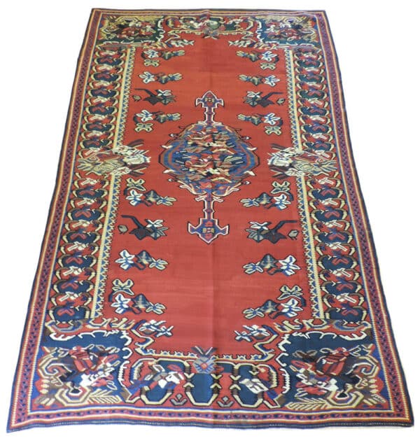 BIDJAR KILIM 256cm x 161cm Antique Rugs 3