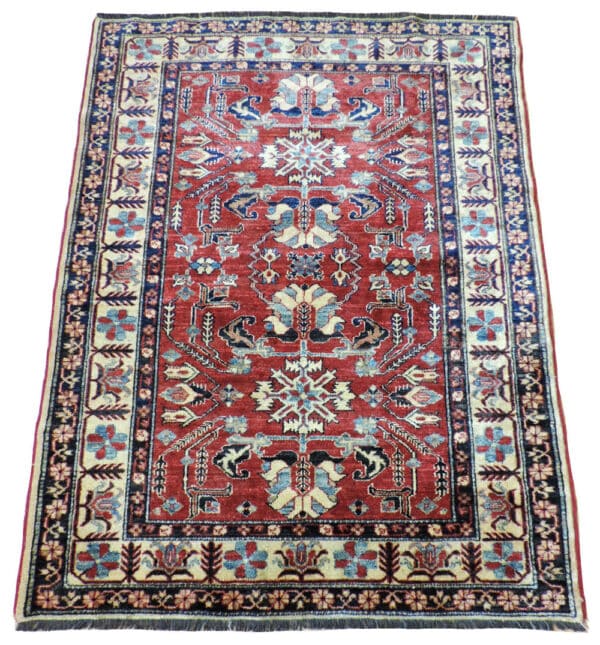 AFGHAN KAZAK 165cm x 126cm Antique Rugs 3