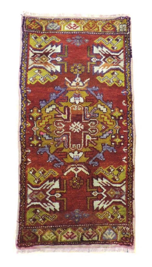 ANATOLIAN YASTIK 95cmX 48cm Antique Rugs 3