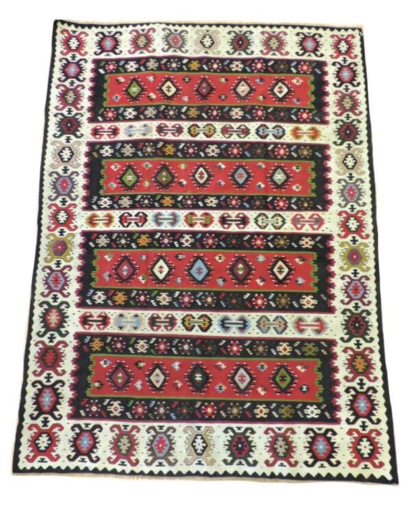 SHARKOY KILIM 190cm x 140cm Antique Rugs 3