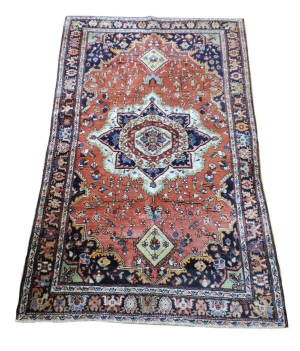 SAROUK 202cm x 126cm Antique Rugs 3