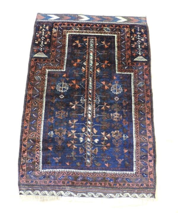 BELUTCH PRAYER RUG 128cm x 90cm Antique Rugs 3