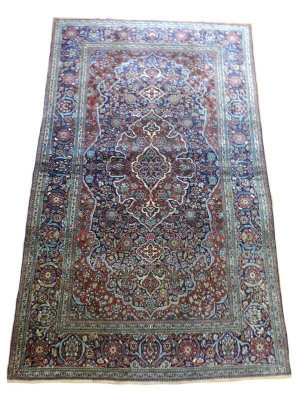 PERSIAN KESHAN 212cm x 130cm Antique Rugs 3