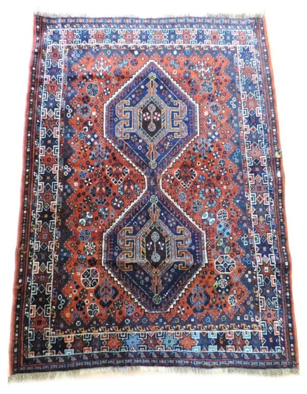 SHIRAZ 155cm x 115cm Antique Rugs 3