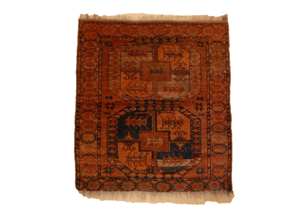 AFGHAN ERSARI 93cm x 83cm Antique Rugs 3