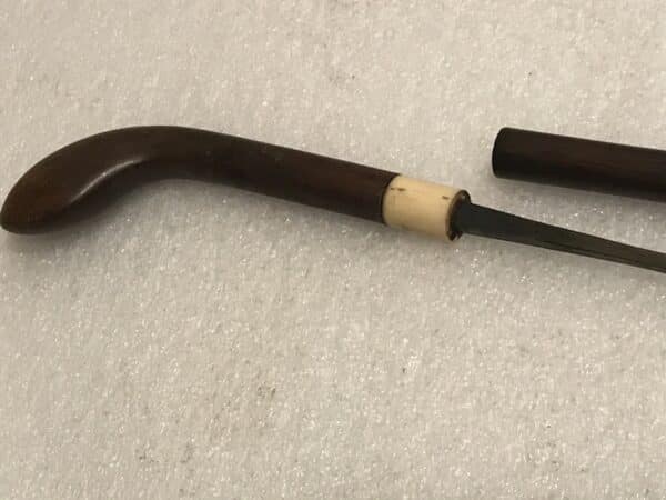 Gentleman’s walking stick sword stick Antique Miscellaneous 9