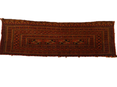TURCOMAN MAFRASH 121cm x 38cm Antique Antique Rugs 3